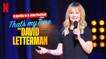 That’s My Time with David Letterman (2022)